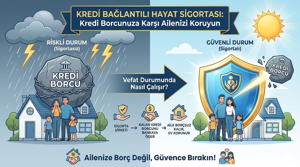 Kredi Bağlantılı Hayat Sigortası: Kredi Borcunuza Karşı Ailenizi Koruyun